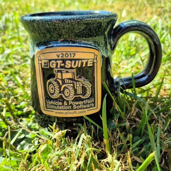RARE! DENEEN POTTERY HAND THROWN MUG - GT-SUITE V2017 - Picture 1 of 6